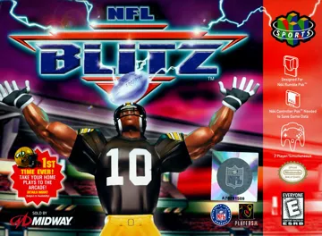 NFL Blitz (USA) box cover front